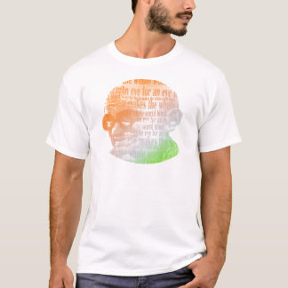 Camiseta Gandhi - olho para um olho