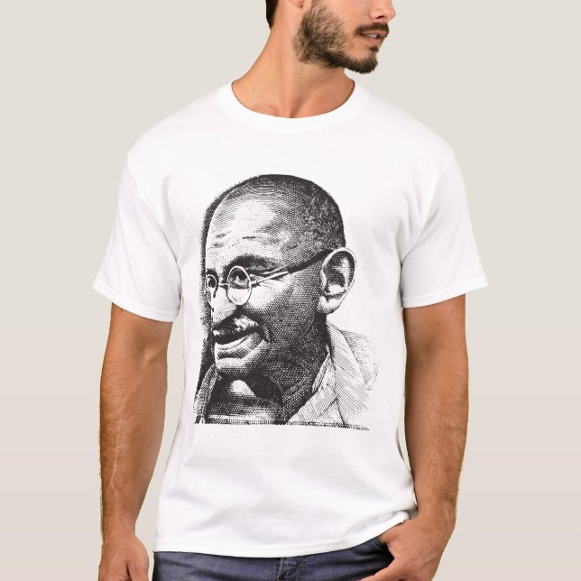Camiseta Gandhi, um olho para um olho (Frente)