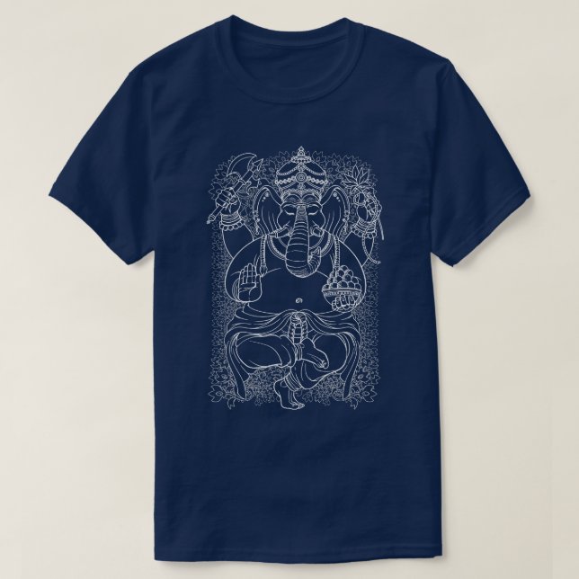Camiseta Ganesh (Frente do Design)