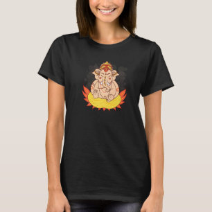 Camiseta Ganesh Chaturthi Hinduísmo Prosperidade Boa Fortun