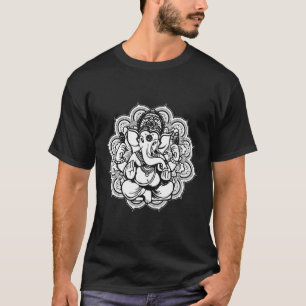 Camiseta Ganesh Ganesha Elephant Mandala India Art Indian G