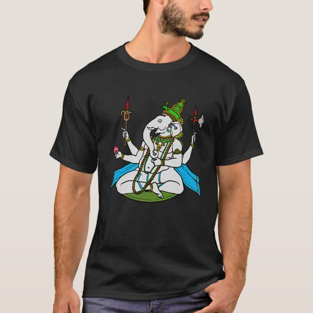 Camiseta Ganesh Hindu Deity  Ganesha (Frente)