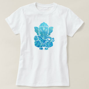 Camiseta Ganesha azul-claro