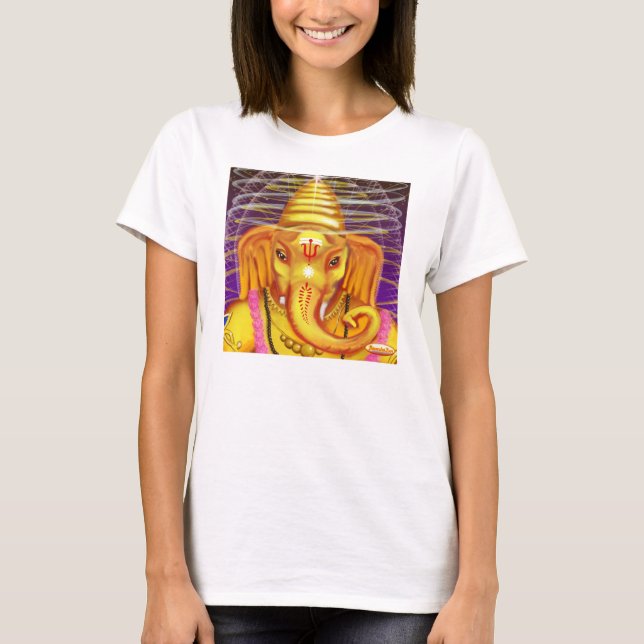 Camiseta Ganesha com T do capacete (Frente)
