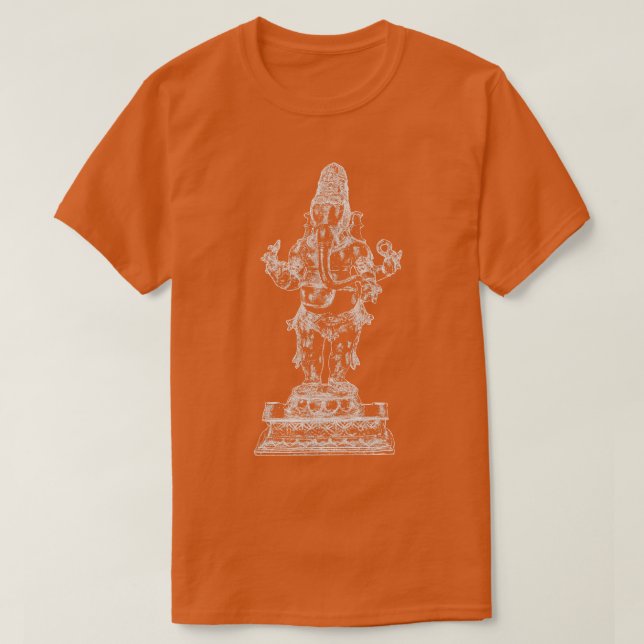 Camiseta Ganesha Ganesh Hindu Deus Hinduísmo Índia (Frente do Design)