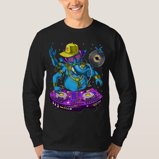 Camiseta Ganesha Music DJ (Frente)