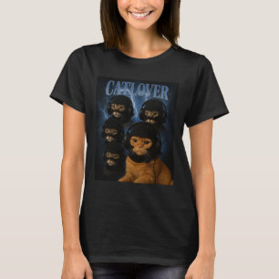 Camiseta Gang de Gamer Amante de Gatos em Headsets Laclava