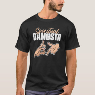 Camiseta Gangsta espiritual Namaste Yoga Praticante Gangste
