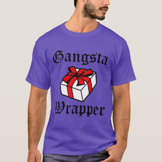 Camiseta Gangsta Wrapper engraçado no Natal