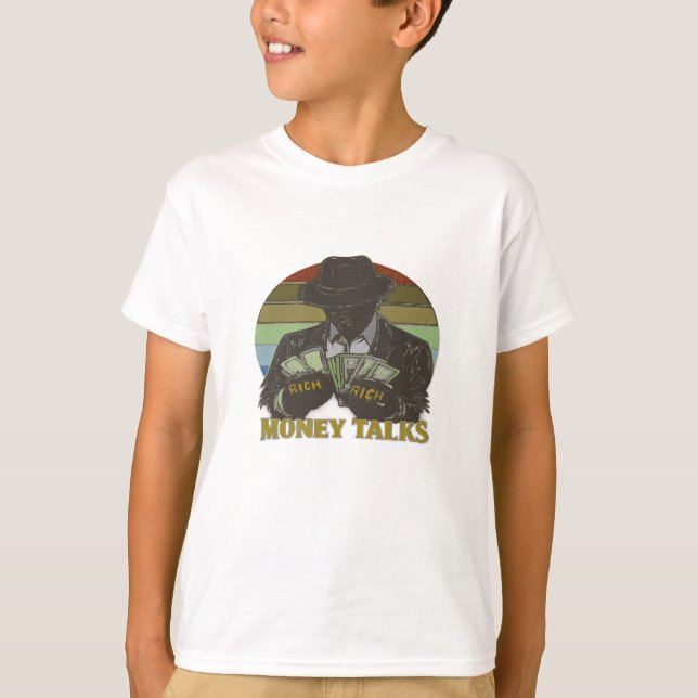 Camiseta Gângster contando dinheiro (Frente)