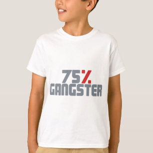 Camiseta Gângster de 75%
