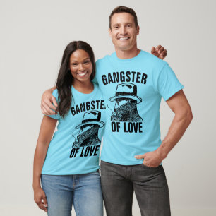 CAMISETA GANGSTER DE AMOR, T-SHIRTS DE FUTEBOL HOMENS