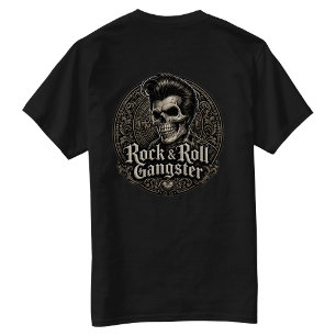 Camiseta Gangster de Rock & Roll Back hit