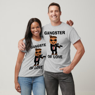 Camiseta GÂNGSTER DO AMOR, os t-shirt dos namorados