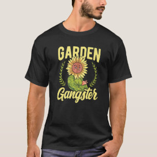 Camiseta Gangster do Jardim Flores Botânicas Plantas Jardim
