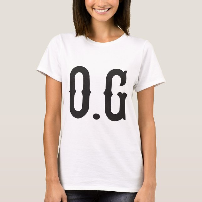 Camiseta Gângster do original de O.G (Frente)