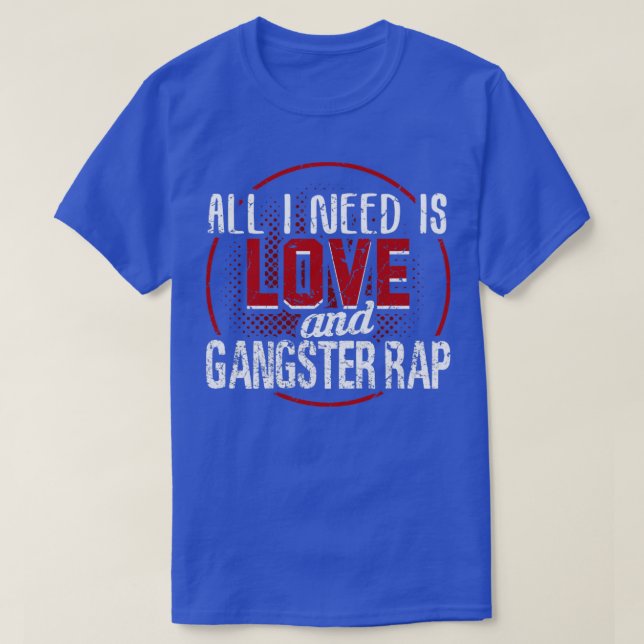 Camiseta Gangster Rap (Frente do Design)