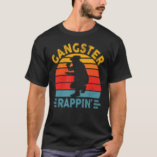 Camiseta Gangster Rapper Hip Hop Rapper Rapper Rapping Mu F