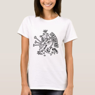 Camiseta Gangster sem coração Angel Trendy Fashion