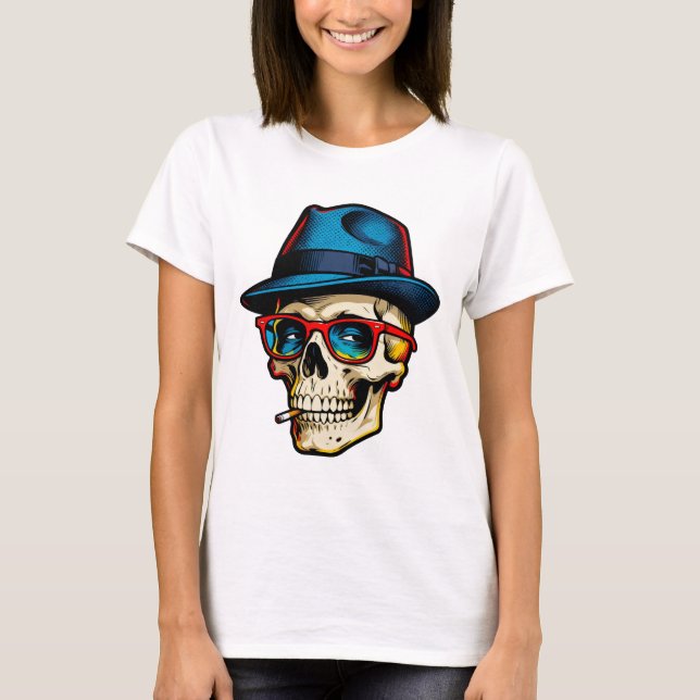Camiseta Gangster Skully (Frente)