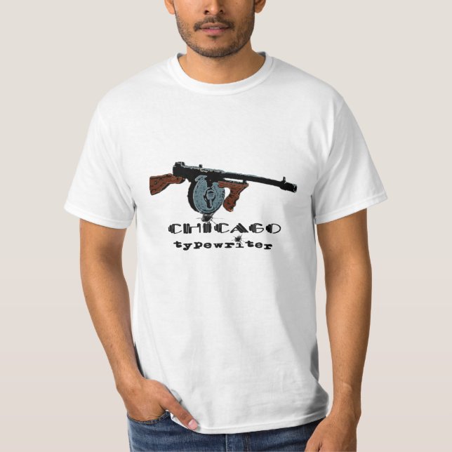 Camiseta Gangster submachine gun (Frente)