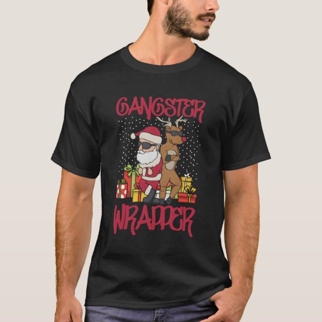 Camiseta Gangster Wrapper Ugly Pun Gangsta (Frente)
