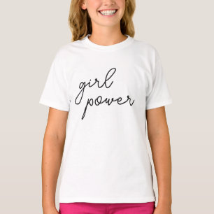 Camiseta Gangue de Meninas Citação Feminista Moderna e El