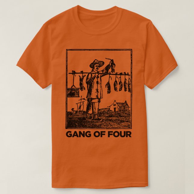 Camiseta Gangue de Quatro Vintage (Frente do Design)