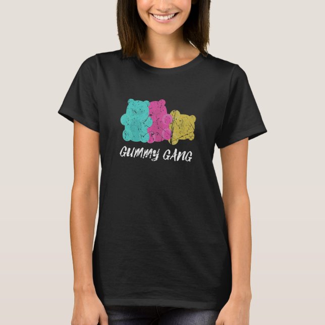 Camiseta Gangue Gummy Doce Gummies Urso Doce (Frente)