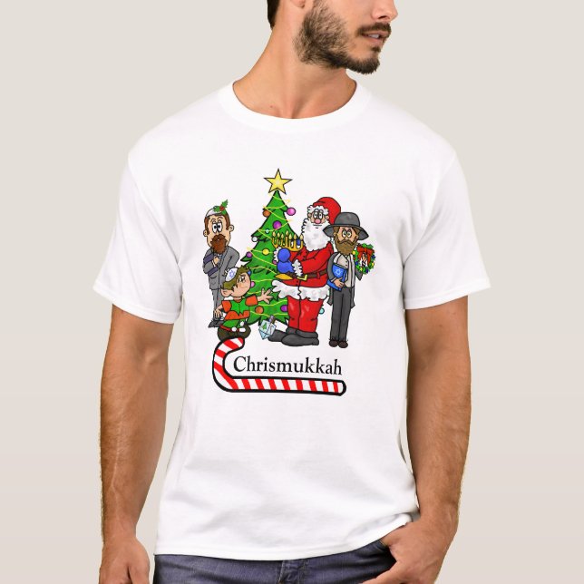 Camiseta Gangues por aqui Chrismukkah T-Shirt (Frente)