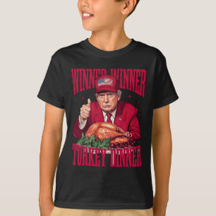 Camiseta Ganhador de Trump Engraçado Turquia Janta