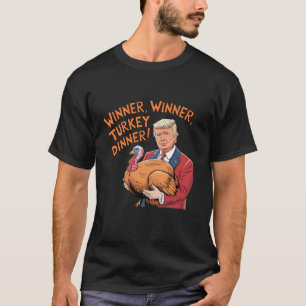 Camiseta Ganhador de Trump Engraçado Turquia Janta