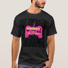 Camiseta ganhando como sempre, jogador de videogame