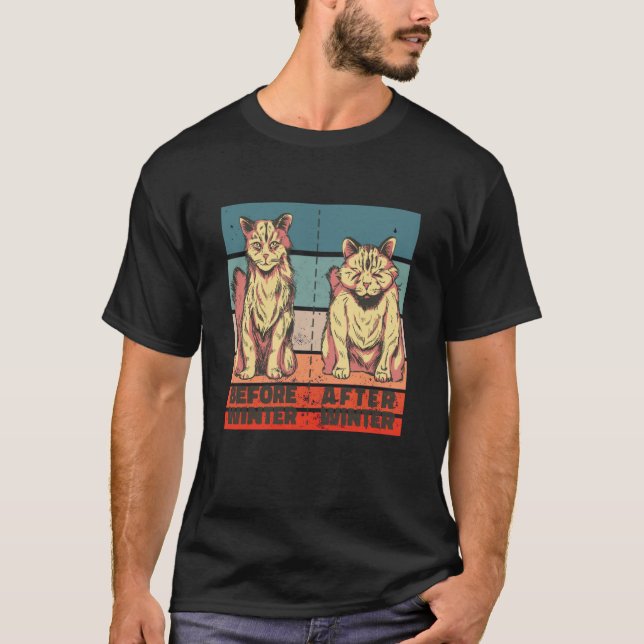 Camiseta Ganhar peso Gatos (Frente)