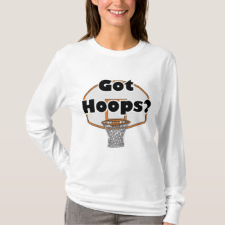 Camiseta ganhava um gancho de basquete