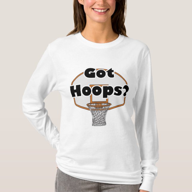 Camiseta ganhava um gancho de basquete (Frente)
