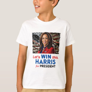 Camiseta Ganhe Este Harris Para O Presidente Kamala Harris 