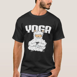 Camiseta Ganhe Llama de Ioga Tapete de Meditação de Ioga Yo