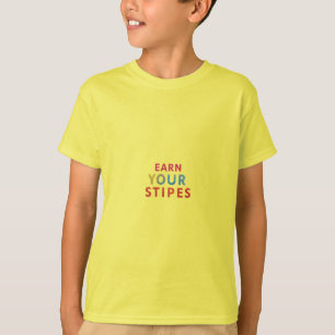 Camiseta Ganhe suas tiras - Camisa-T Gráfica Motivacional