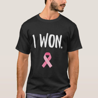 Camiseta Ganhei a consciência do Cancer Sobrevivente da Fit