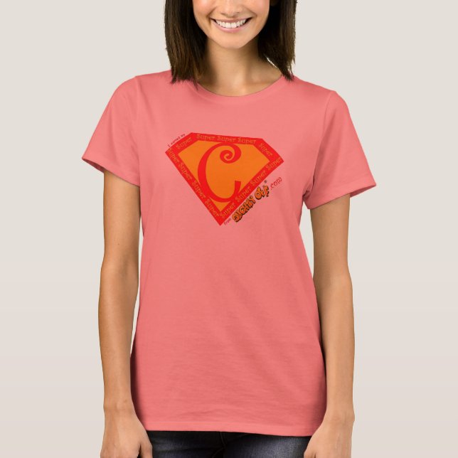 Camiseta Ganhei meu "Super C" em SlightlyOff.com (Frente)