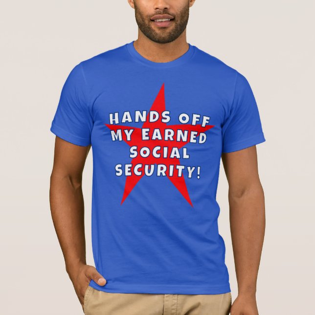 Camiseta Ganhei Minha Segurança Social (Frente)