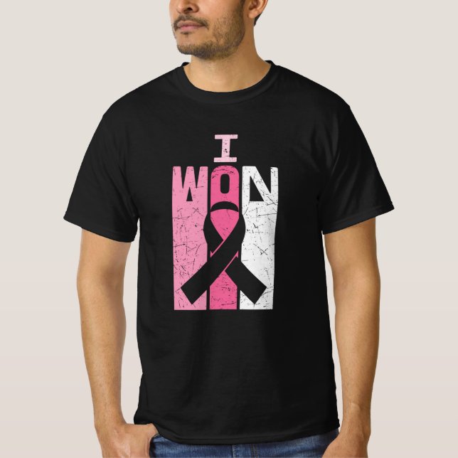 Camiseta Ganhei o Sobrevivente do Guerreiro do Cancer da Ma (Frente)