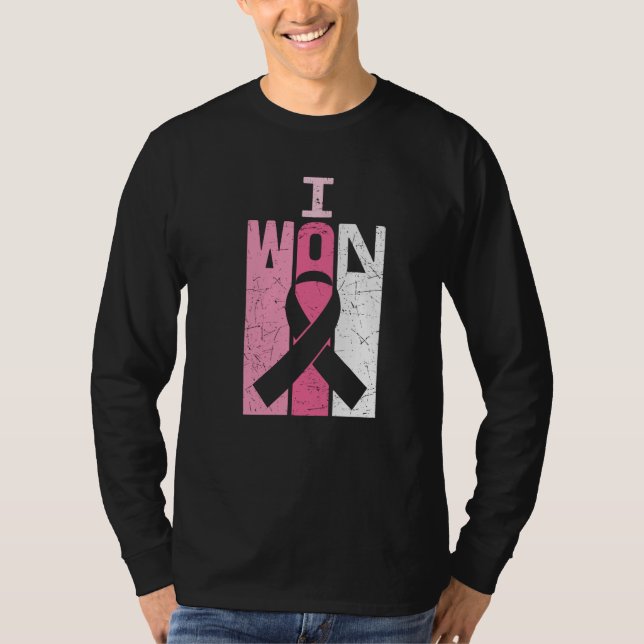 Camiseta Ganhei o Sobrevivente do Guerreiro do Cancer da Ma (Frente)