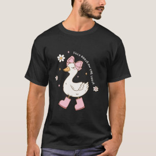 Camiseta Ganho Do bobo No Arco De Coquete Do Ganso Cugado