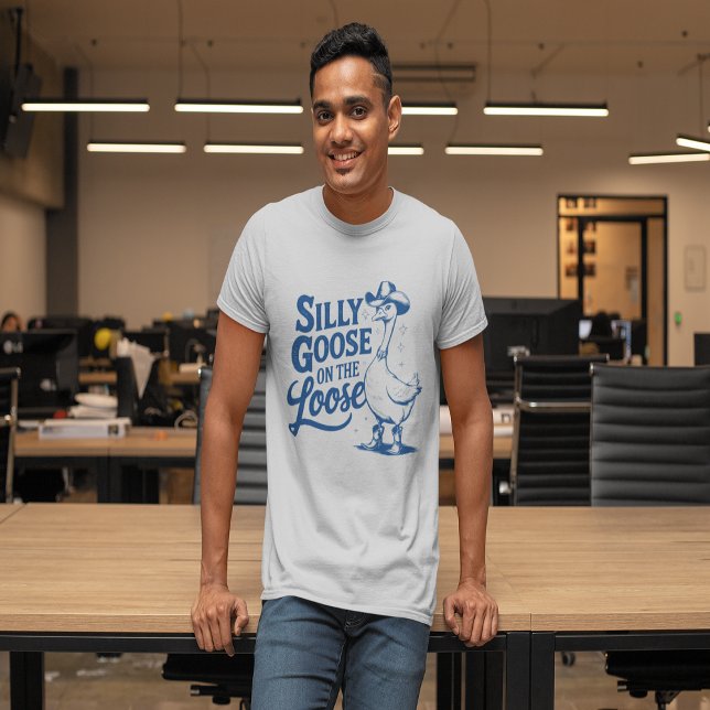Camiseta Ganho Do bobo No Solo (Silly Goose On The Loose T-Shirt)