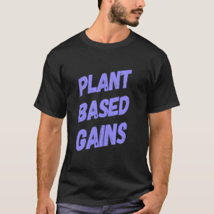 Camiseta Ganhos Baseados em Plantas Vegan Gym Workout