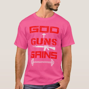 Camiseta Ganhos De Deus Incrível - Perfeitos Para Você Ou A