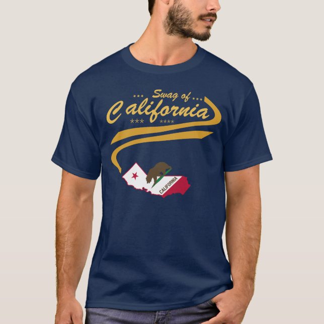 Camiseta Ganhos do t-shirt de Califórnia! (Frente)