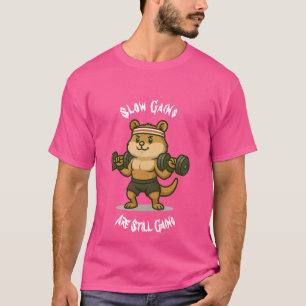 Camiseta Ganhos Lentos Ainda Ganham" T-Shirts De Giro Besti